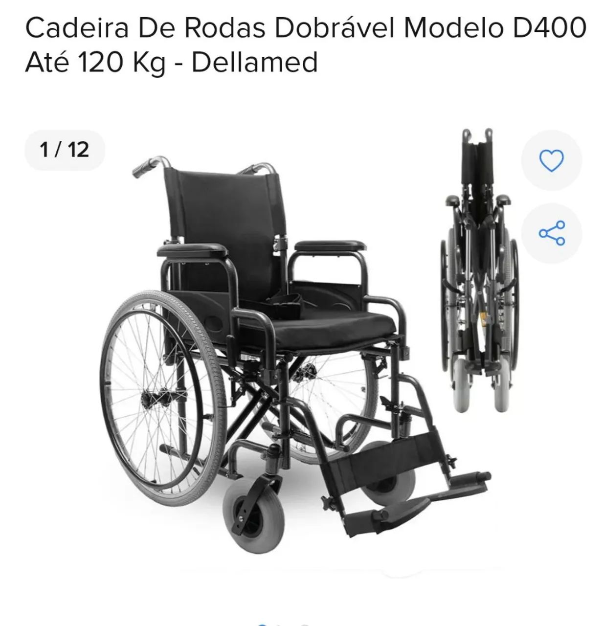 Cadeira de rodas Nova 