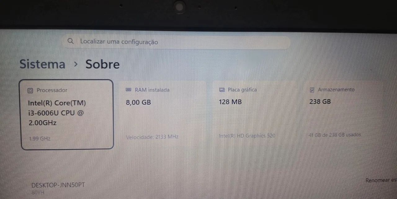 Notebook ideapad i3 6ª geração  - Foto 3