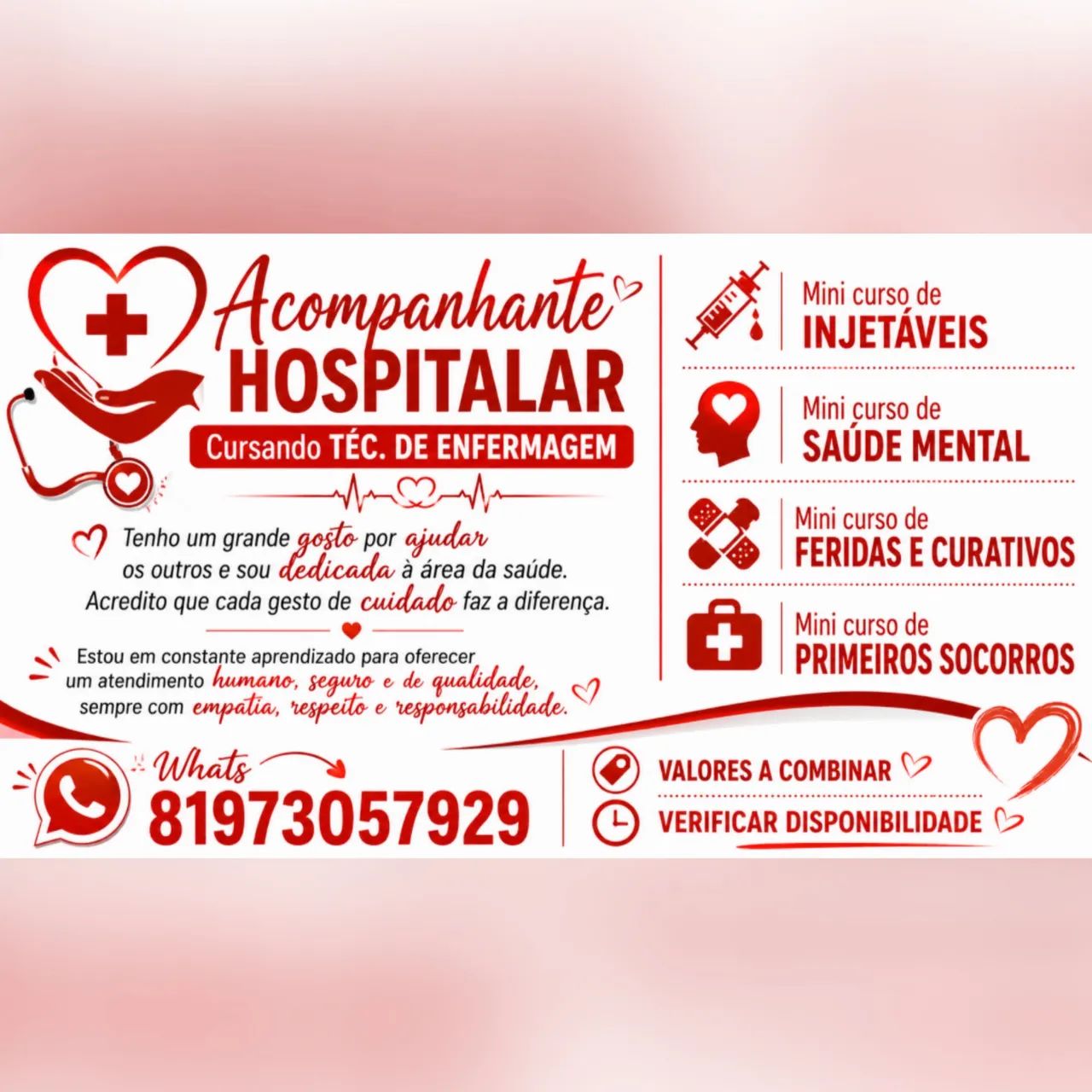 Acompanhante hospitalar On-line 