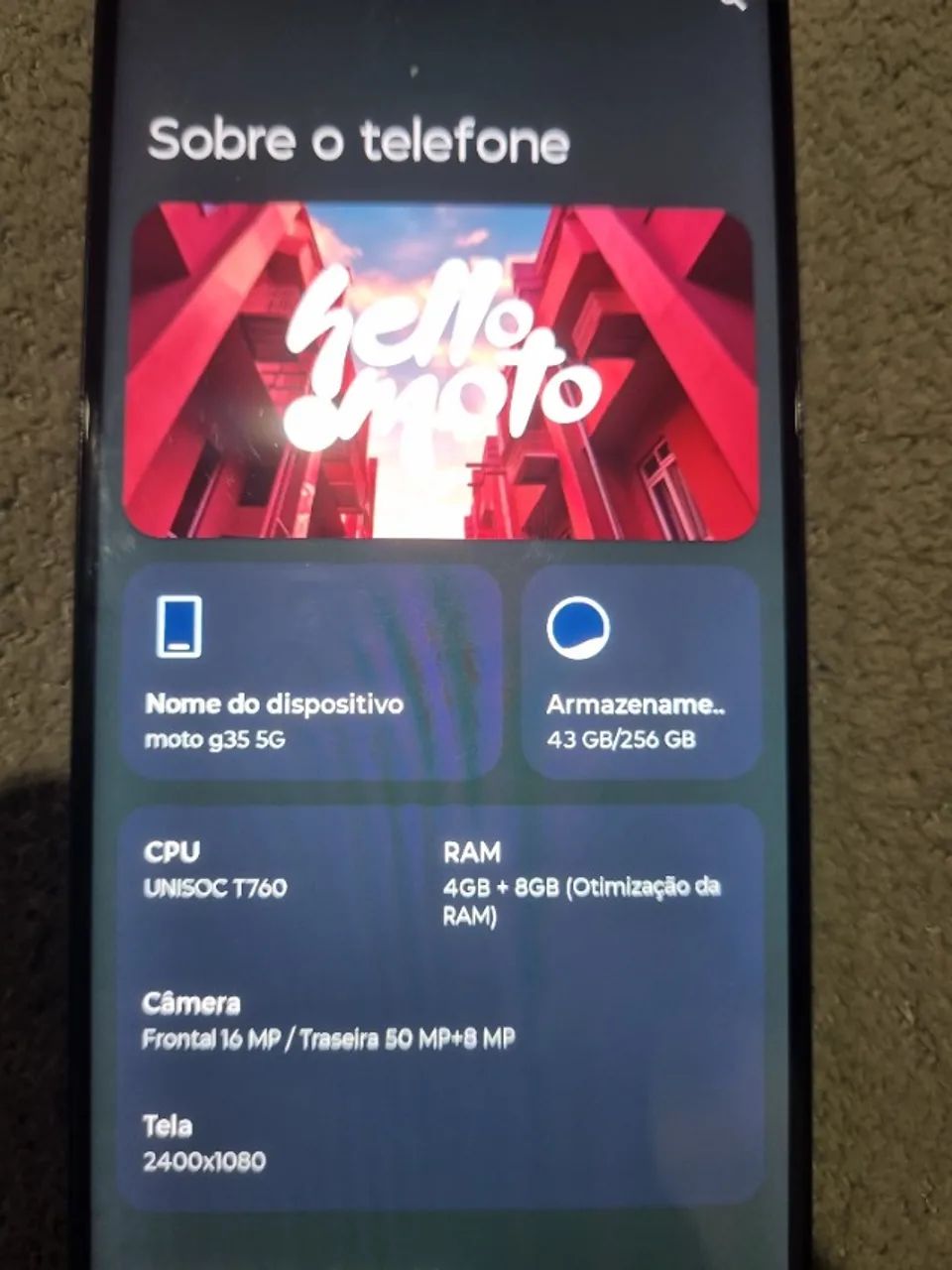 Moto G35 5G 12gb + 256gb  - Foto 2