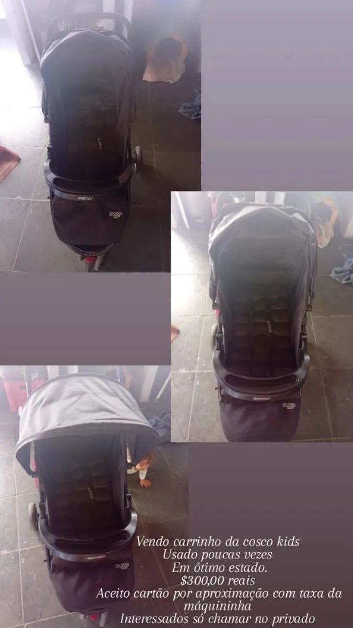 Carrinho de bebe + bebe conforto 