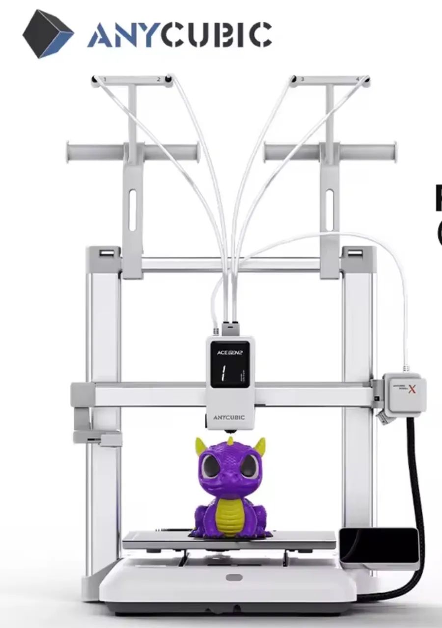 Impressora 3d Anycubic Kobra X na caixa top