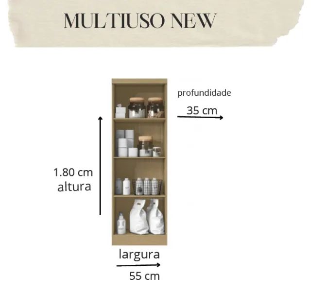  Multiuso New - Organização Inteligente para Qualquer Ambiente - Foto 2