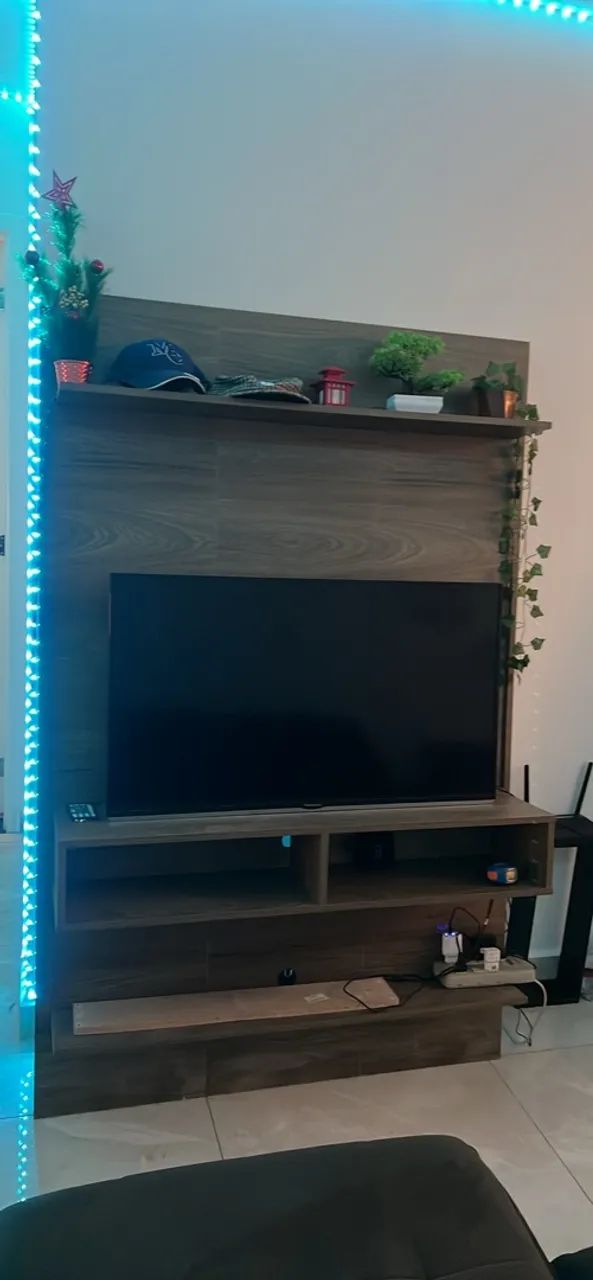 Painel rack de tv Mdf 