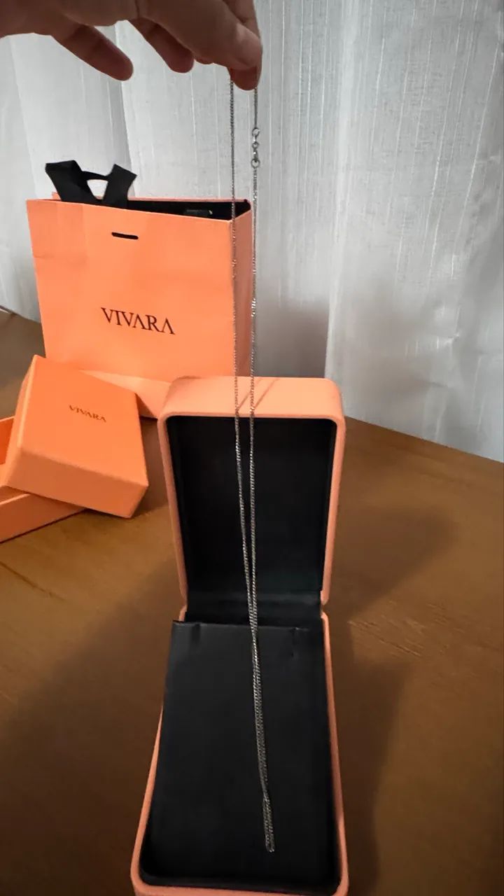 Colar Vivara Original em Prata 925 + Caixa | Usado 4 Meses - Foto 4