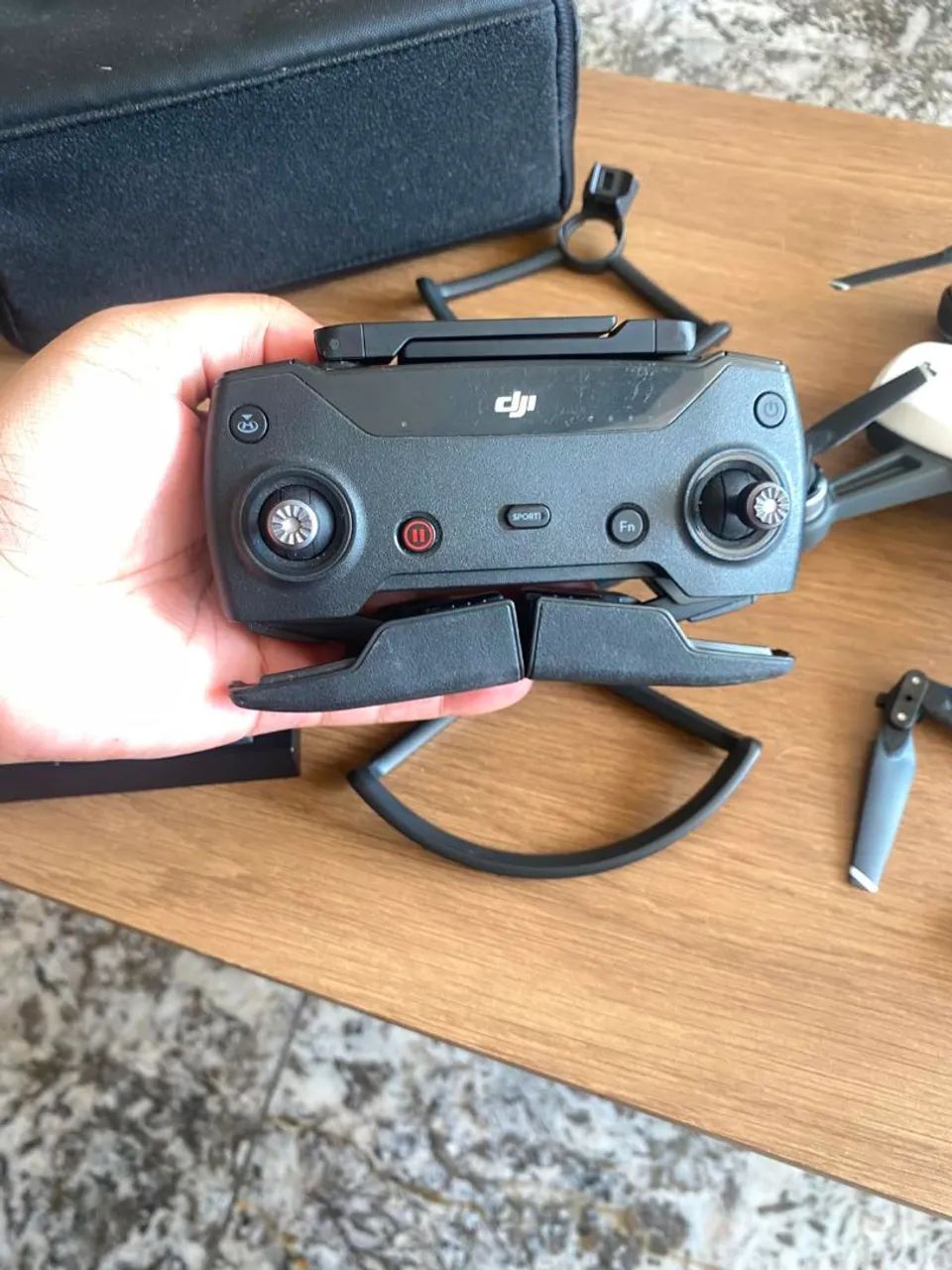 DJI Spark Fly More Combo Branco - Impecável, Pouquíssimo Uso + Controle e Acessórios - Foto 3