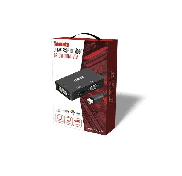 Cabo Conversor Mini Displayport Para Vga/Hdmi/Dvi Tomate  MTV-607
