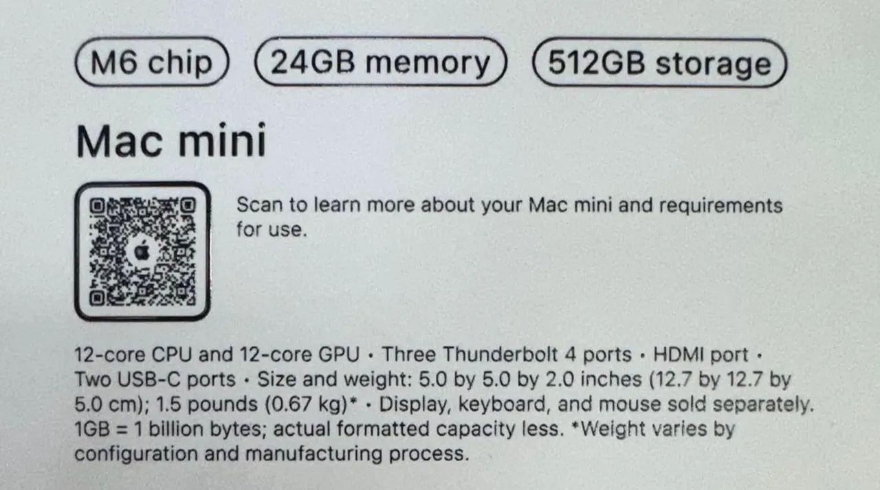 MAC MINI  M6  - Foto 2