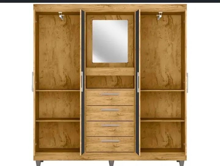 Guarda-roupa 4 portas c/ 4 gavetas  - Foto 3