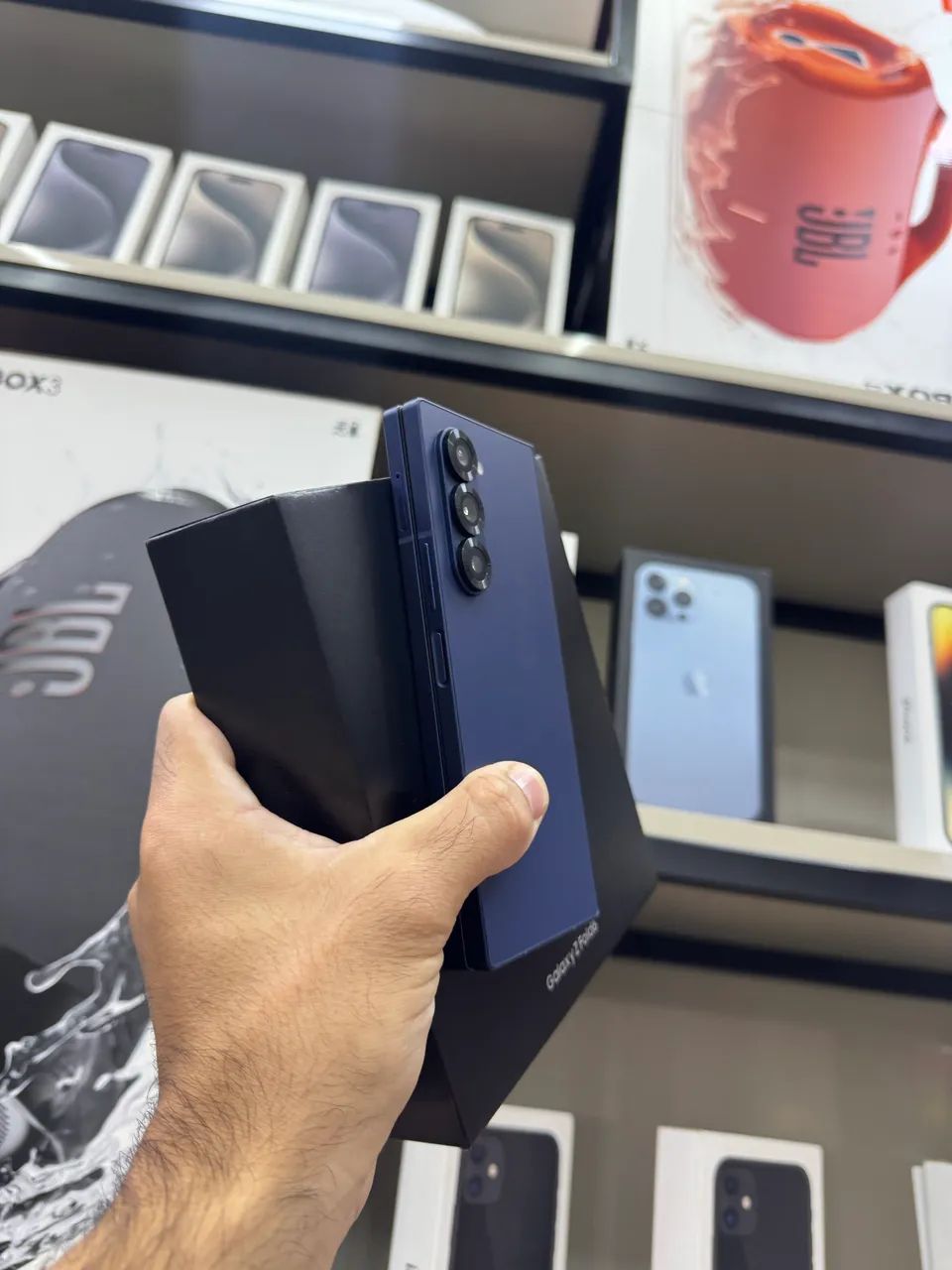 GALAXY Z FOLD 6 12/512GB AZUL COM CAIXA SEMI NOVO PROMOÇÃO