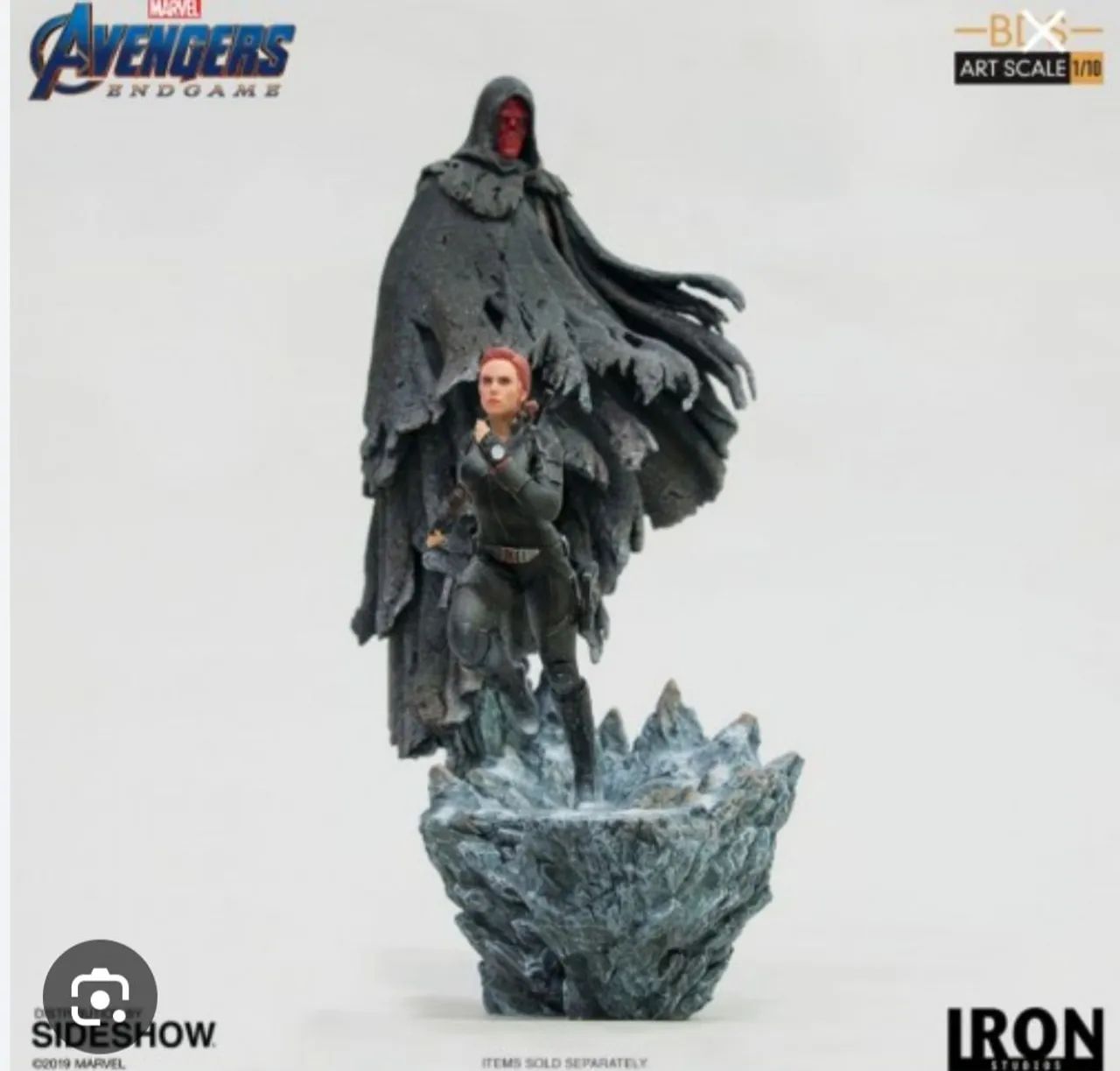 Diorama Black Widow Red Skull Stonekeeper Iron Studios