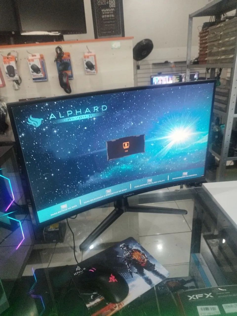 Monitor gamer curvo 27 180hz husky 