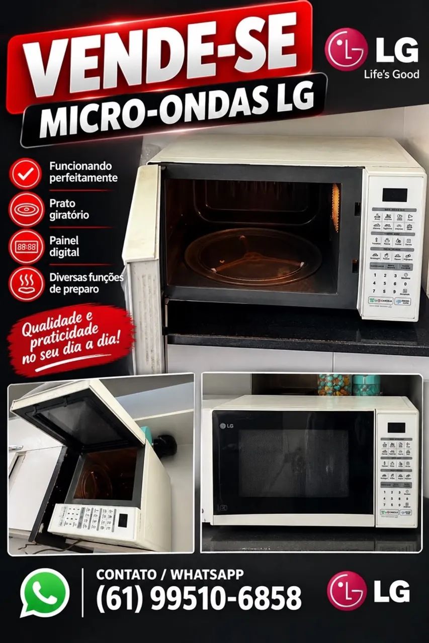 Microondas LG Perfeito Estado  - Foto 2