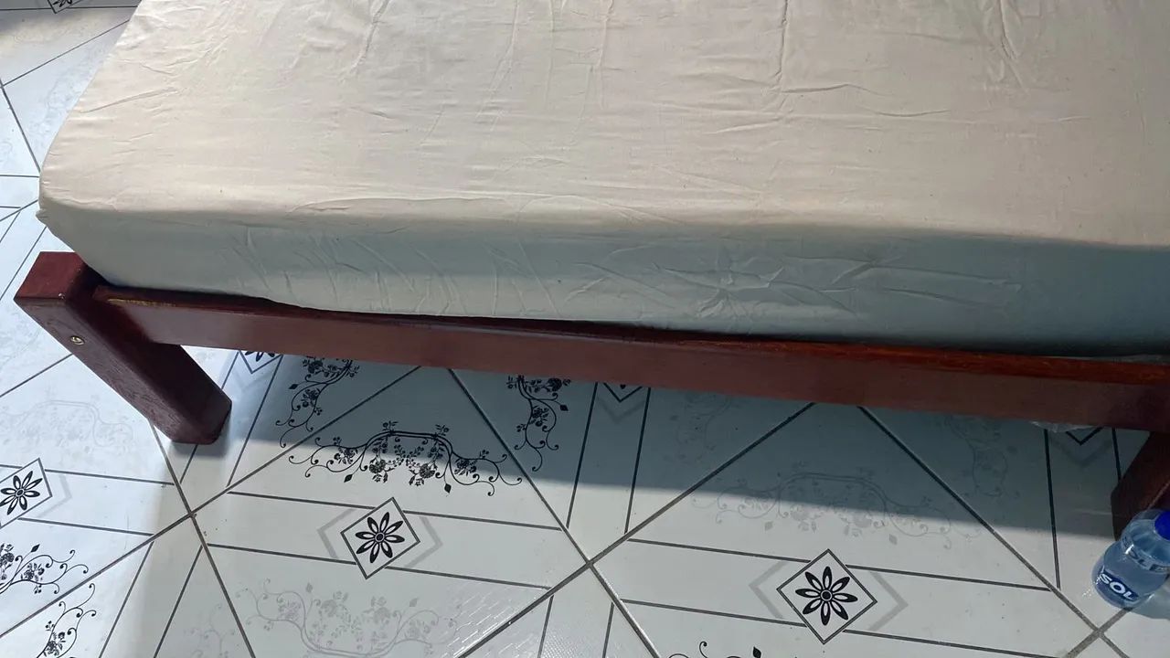 Cama e colchão casal novos! - Foto 4