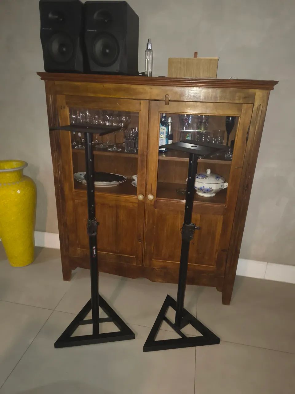 Monitor Pioneer DJ VM 70(par)+ suporte  - Foto 3