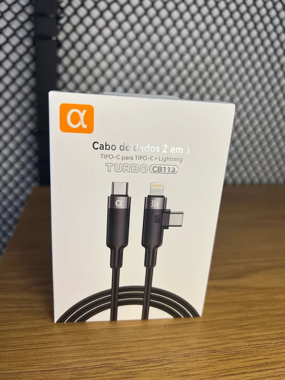 Cabo 2em1 Tipo C Lightning IPhone Android turbo - Foto 6