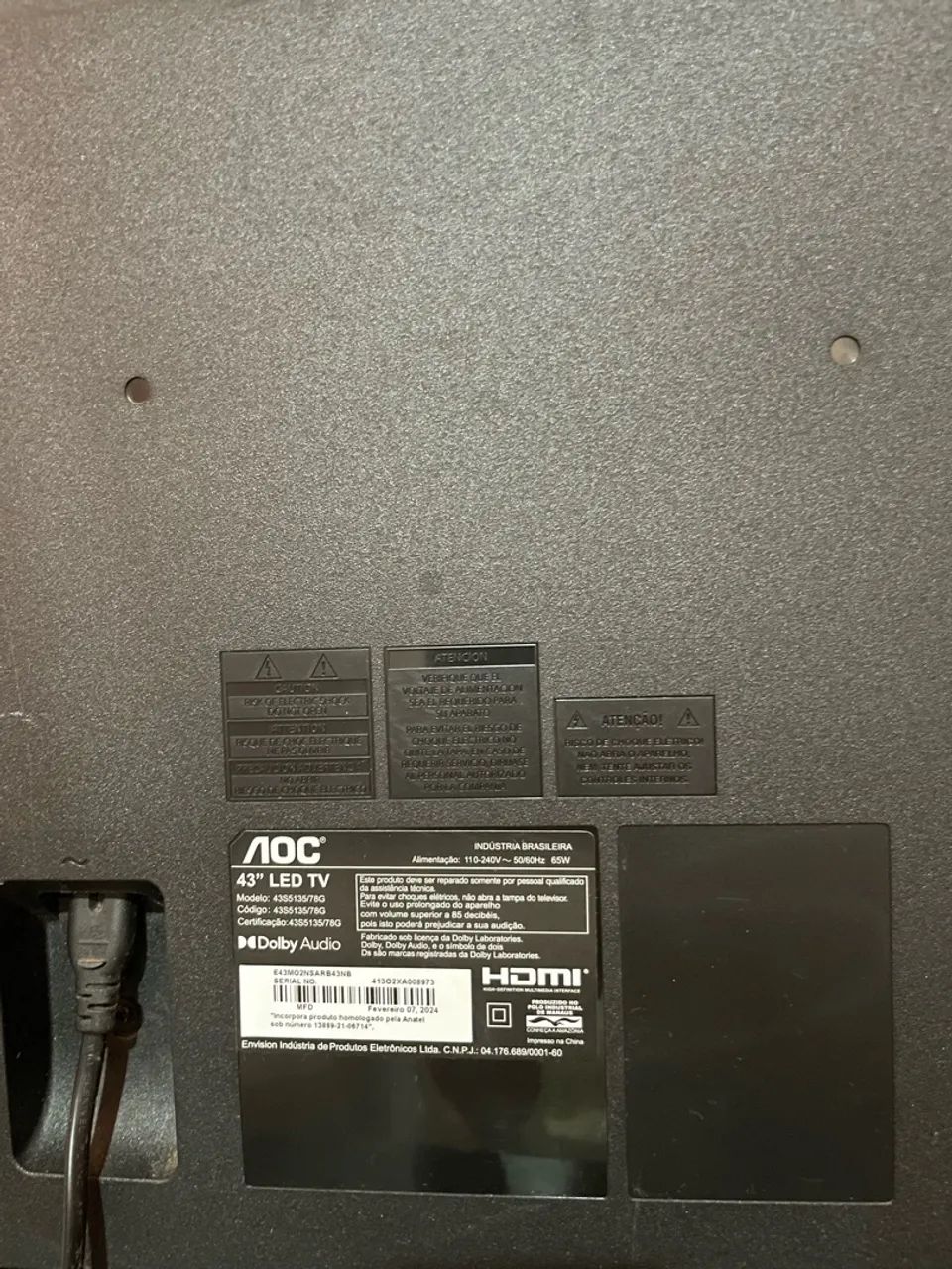 TV de LED 43 polegadas  - Foto 4