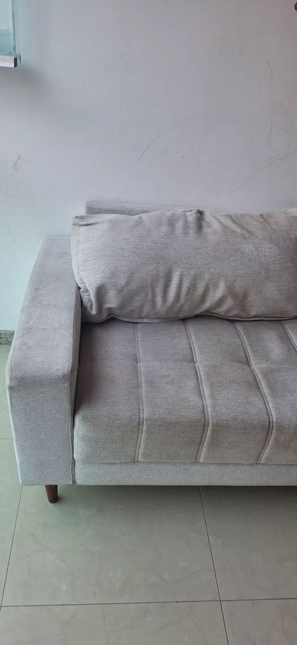 Sofá Pollus Caraíva 2,20m - Castanho / Bege (Design e Conforto) - Foto 4