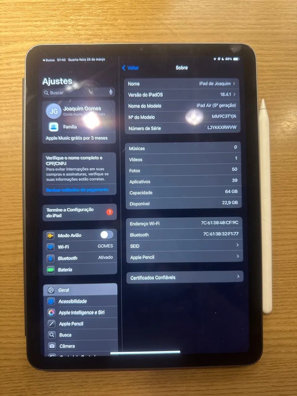 iPad Air (5ª geração)