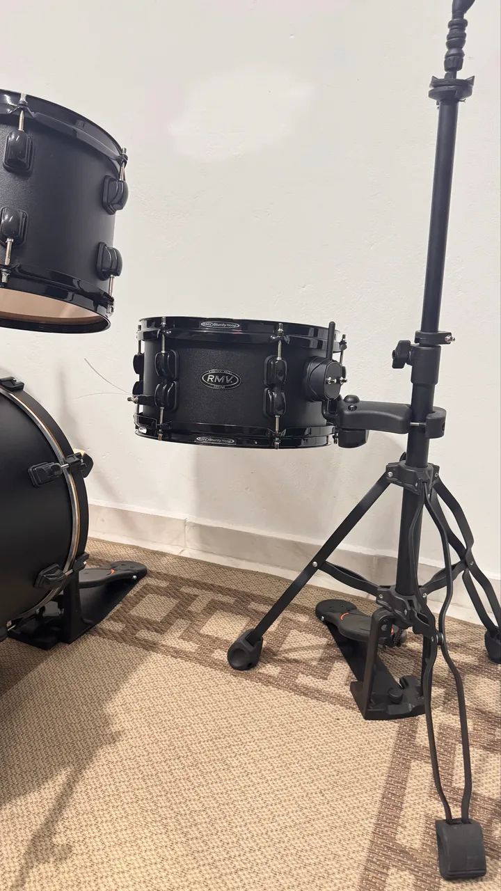 Bateria Compacta Bumbo 16 Polegadas Rmv Concept Compass Preto Com Ferragens - Foto 3