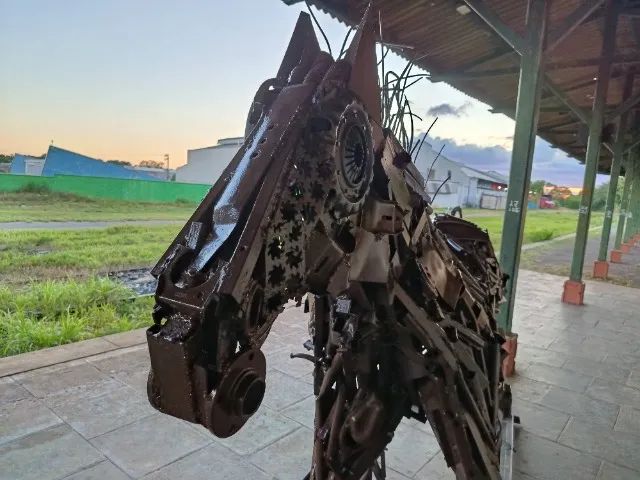 Cavalo escultura