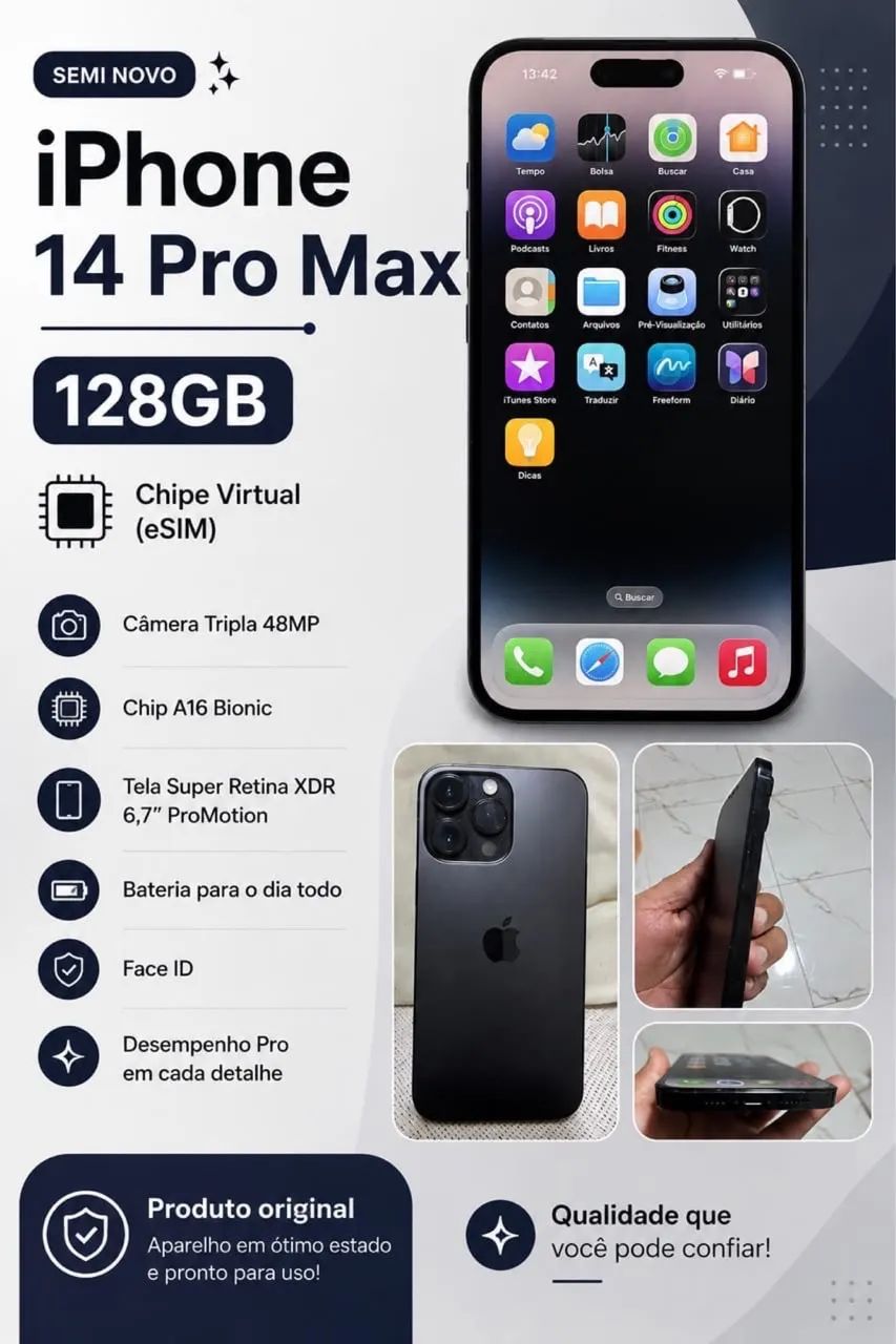 IPHone 14 Pro max novo