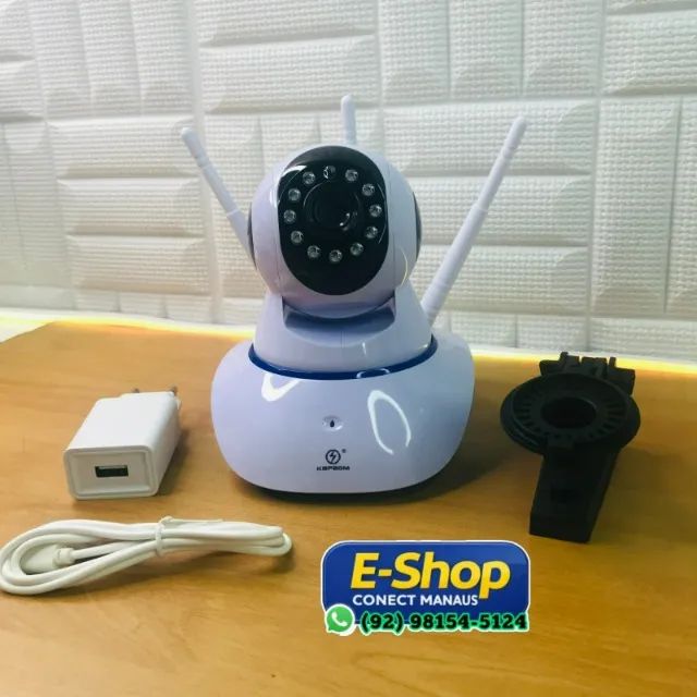 Camera De Segurança e Babá Eletronica 3 Antenas e Sensor De Movimento 