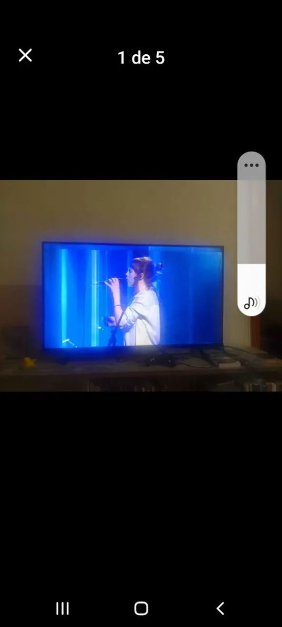 Tv 43 polegadas funcionando perfeitamente mas as vezes apresenta algumas falhas no led