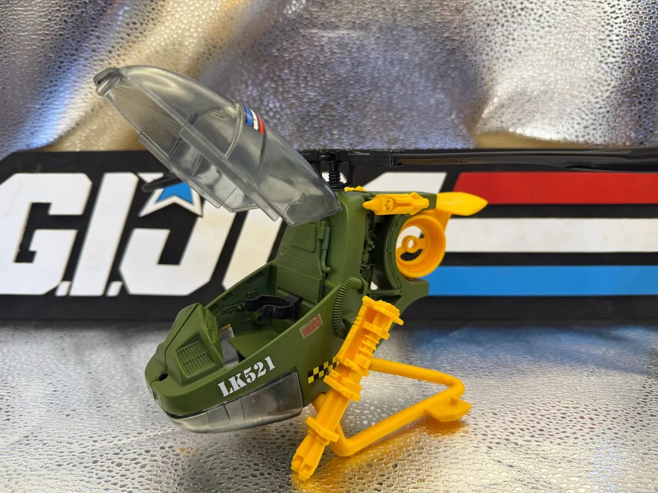 Gi Joe Locust Helicopter - 1990 - comandos em ação  - Foto 3