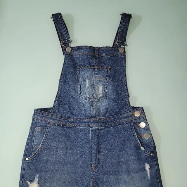Jardineira/Macacão Jeans - usado