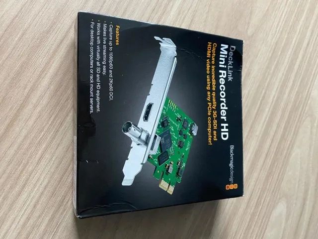 Blackmagic Decklink Mini Recorder HD - Placa da Captura - HDMI - SDI