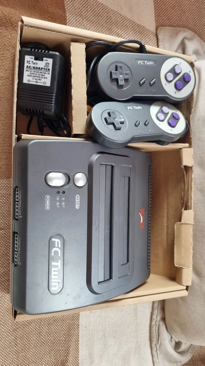 Super Nintendo + Nintendinho em um só LACRADO, produto fabricado