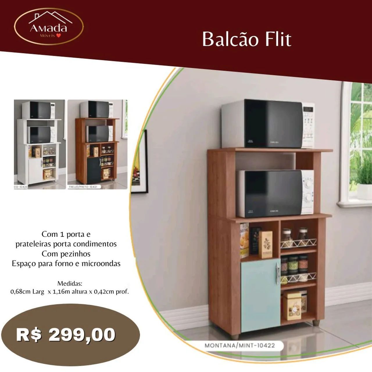 Balcão Flit - à pronta entrega 