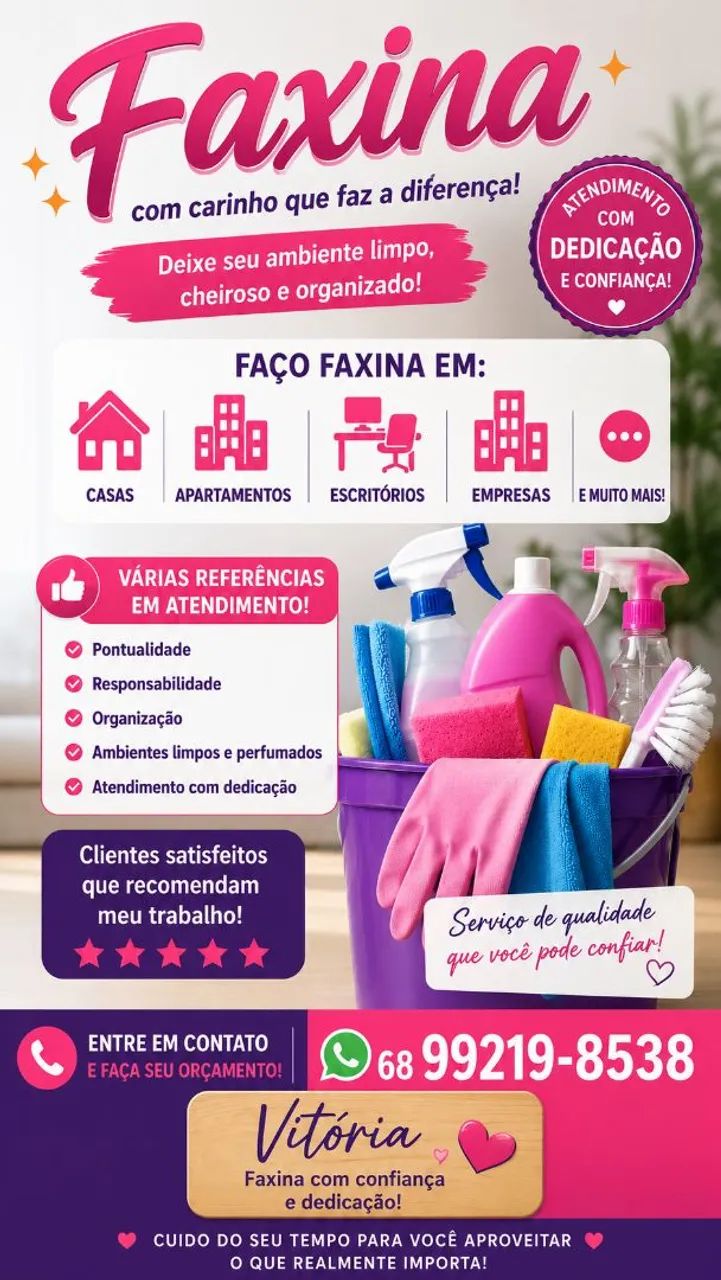 Faxina/ diarista 