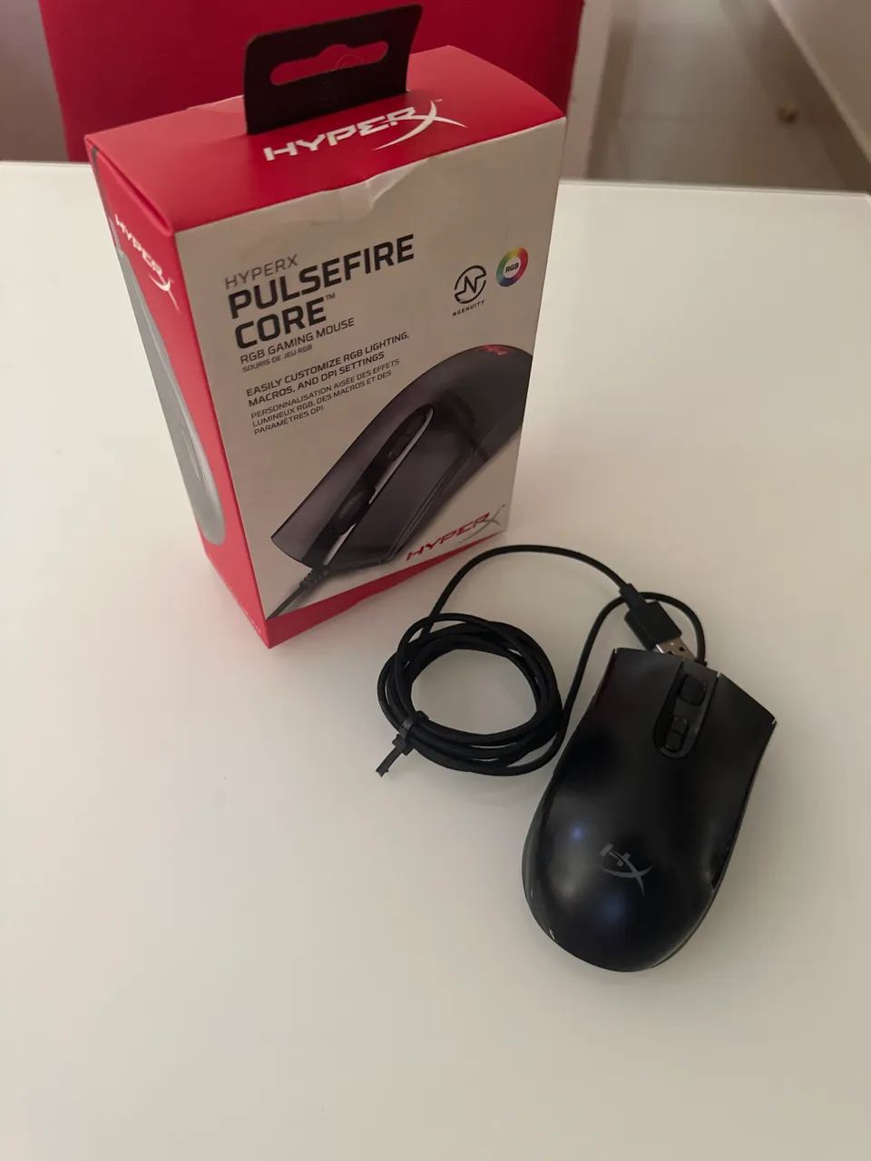 Mouse gamer hyperx pulsefire core