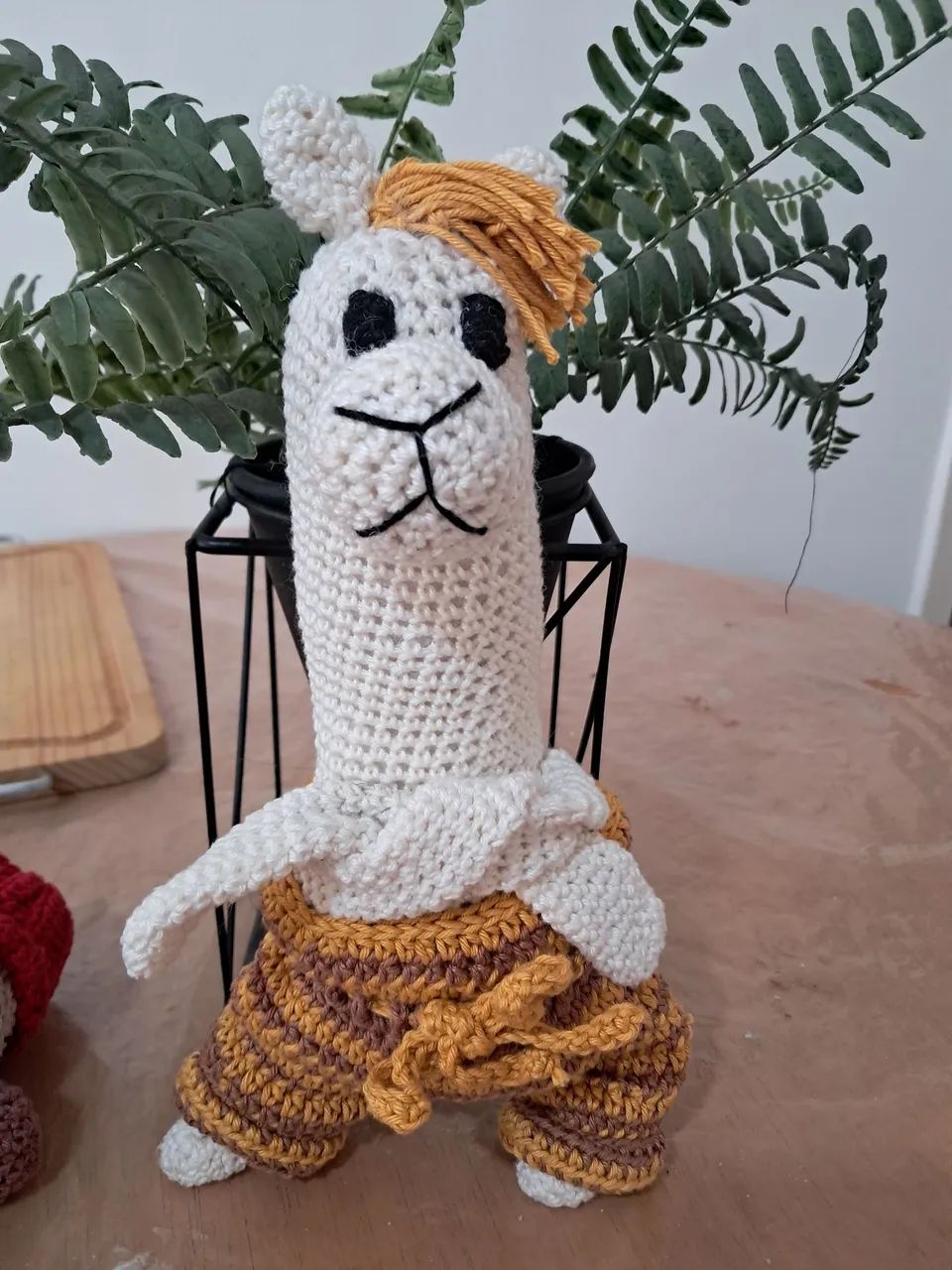 Lhama Juba em Amigurumi