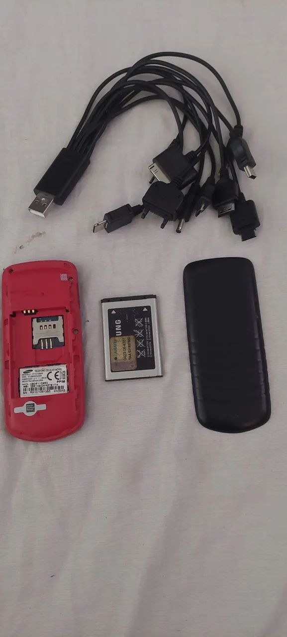 Celular Samsung GT-E1086W com lanterna e rádio funcionando perfeitamente acompaha cabo usb - Foto 2
