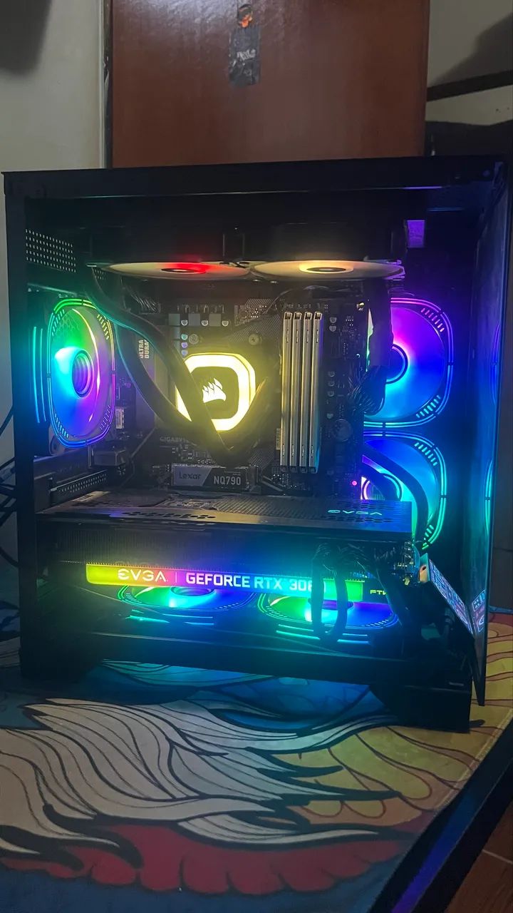 PC Gamer Ryzen 7 5700X3D + B550M Gigabyte + 32GB DDR4 3600MHz + 1TB NVMe2 + RTX 3080 10 GB - Foto 4