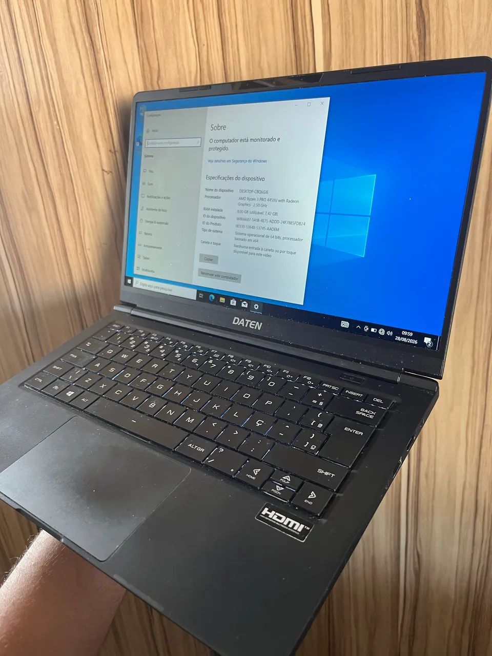 Notebook Ryzen 3 PRO