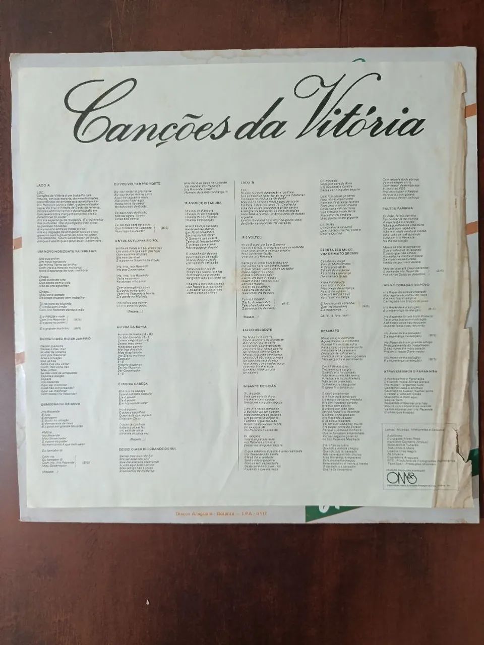 Iris Rezende - O povo no poder / LP disco de vinil  - Foto 3