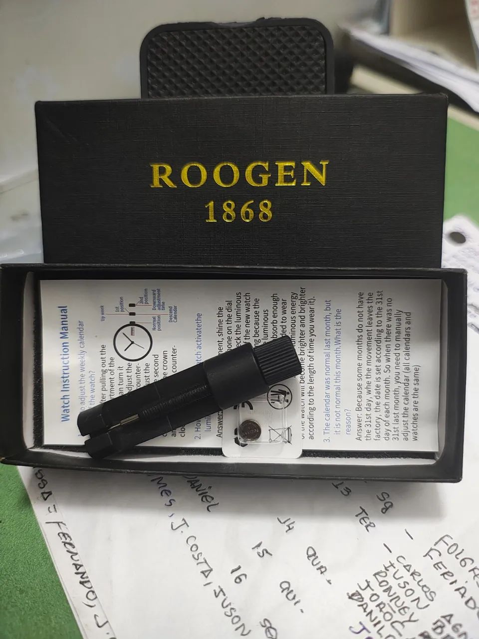 RELÓGIO ROOGEN 1868 NOVO  - Foto 4