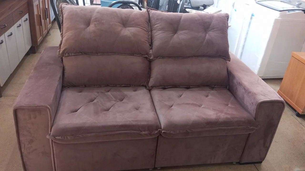 Sofá novo reclinável e retrátil  - Foto 2