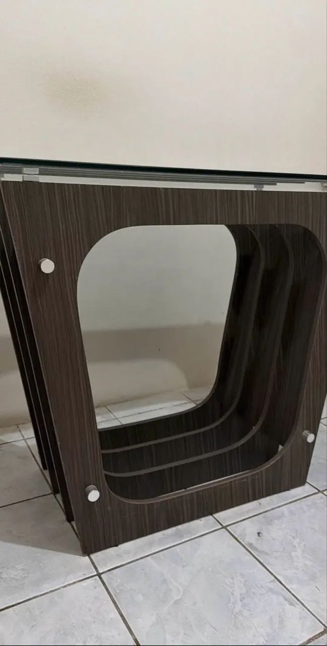 Mesa de vidro seis lugares - Foto 2
