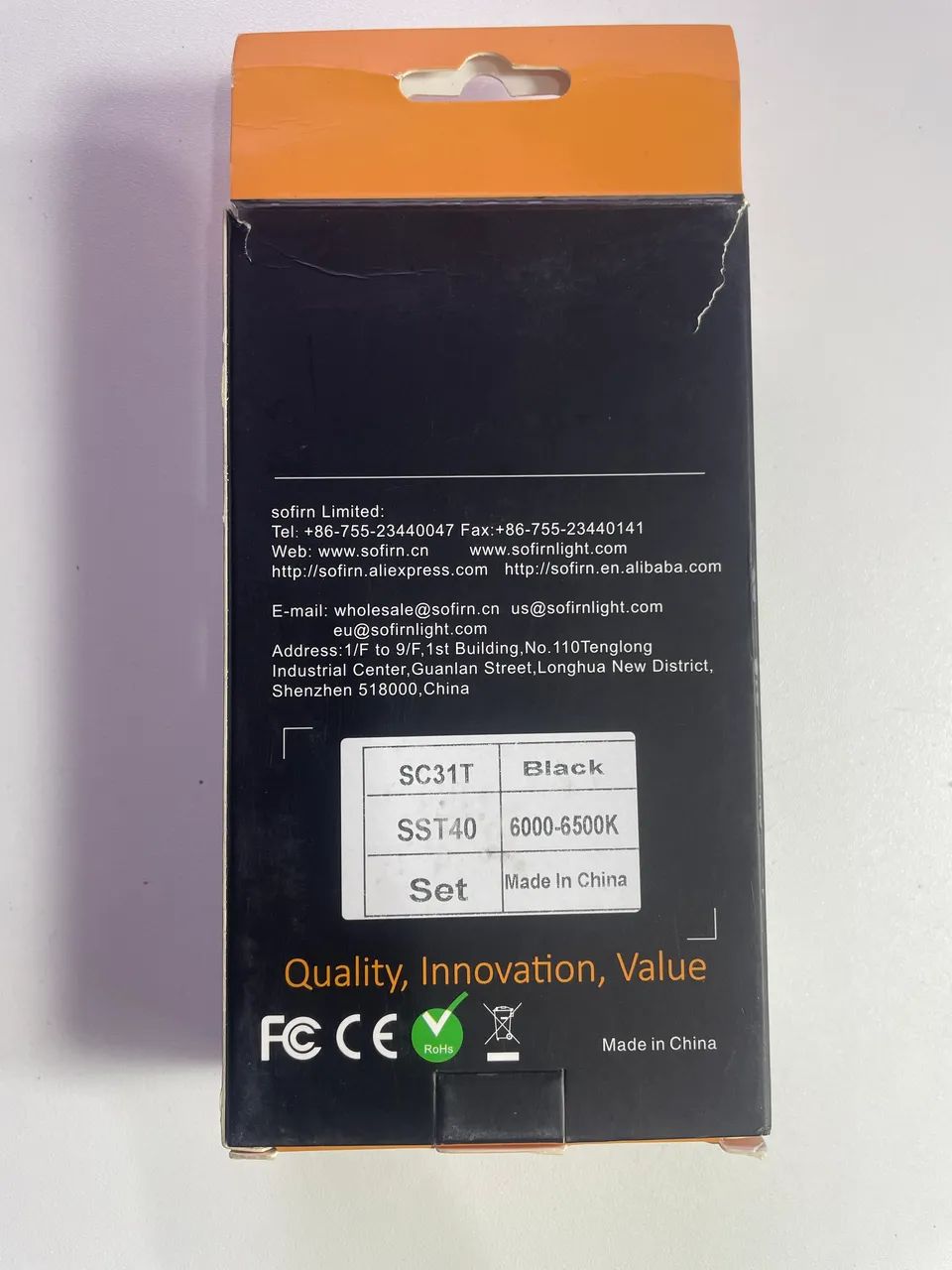 Lanterna sofirn SC31T