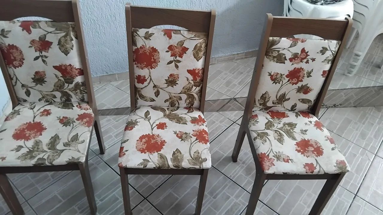 3 cadeiras estampa floral  - Foto 5