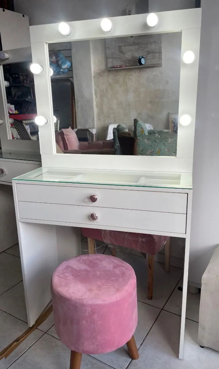 PENTEADEIRA CAMARIM COM 2 GAVETAS 100% MDF - Foto 4