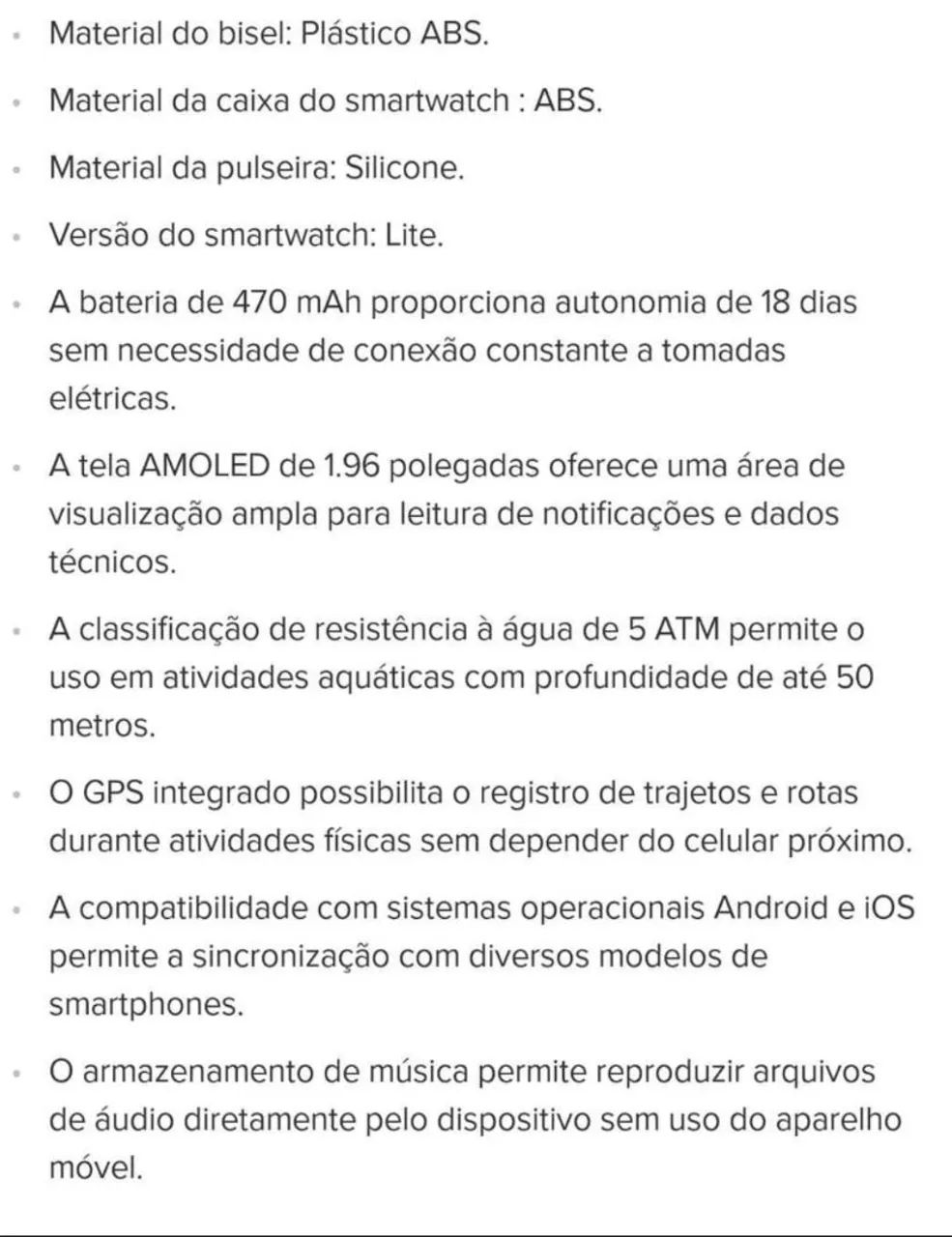 Relogio smartwatch redmi 5 lite - Foto 2