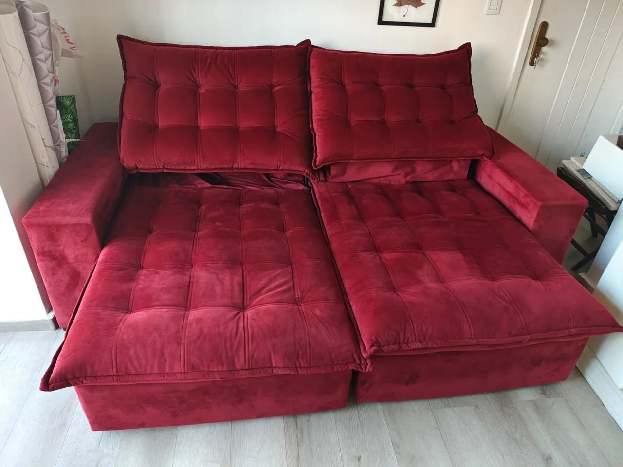 Lindo sofá cama destacável de luxo!!