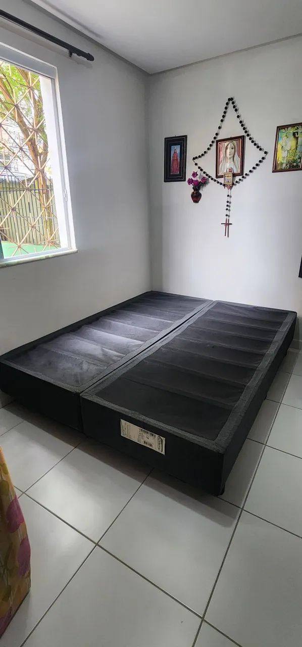 Base cama box casal