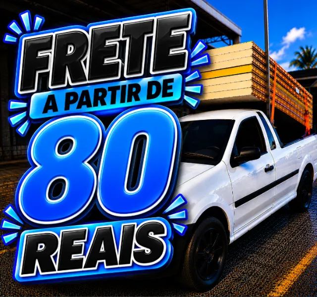 FRETE a partir de 80$